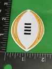 NCAA  Iron On  Football Patch Unbranded ? W