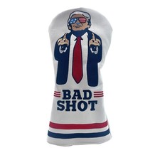Funny Golf Head Covers Trump Bad Shot Driver Fairway Wood Putter Headcover