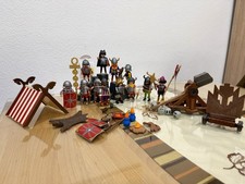 Playmobil Konvolut – Römer, Ritter & Wikinger Set mit Katapult, Zelt & Figuren