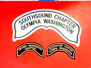 Harley Owners Group "South Sound Chapter" Olympia WA & Tacoma shoulder patch.