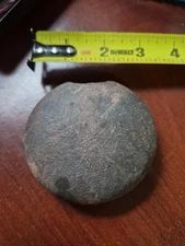 Native American Indian Artifact Discoidal Stone Stone Tool
