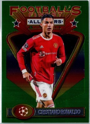 2021-22 Topps Finest Flashbacks UEFA Cristiano Ronaldo #7 All Stars Manchester