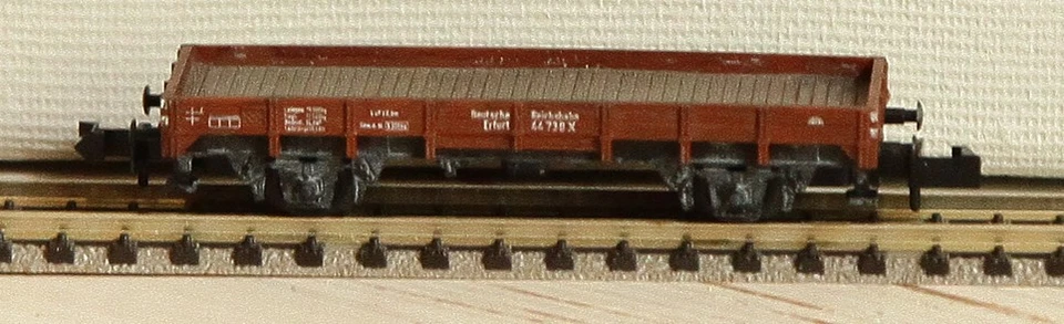 Minitrix 3588 Niederbordwagen "Erfurt", EP. II DRG, neuwertig in OVP