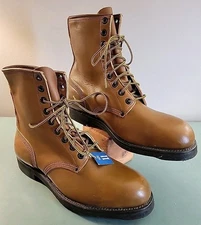 NWOB Vintage Biltrite Safety Toe Work Boots Nylon-Cord Neoprene Leather Sz 11
