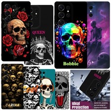 Shockproof Cover For Samsung A16 A36 S26 S25 S24 Gothic Skull Custom Phone Case