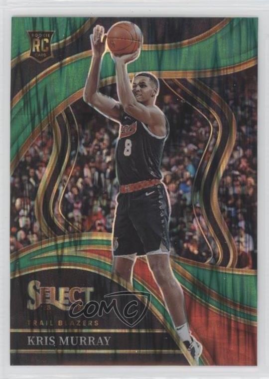 2023 Panini Select Courtside Green Shock Prizm Kris Murray #277 Rookie RC 07sf