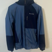 Columbia Omni-Tech Omni-heat Waterproof Ski Jacket Blue Youth 14-16 Size L