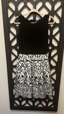 Lauren Ralph Lauren Womens Sz 4 Dress Black White Fit & Flare