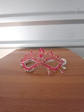Red Rhinestone Teardrop Embellished Masquerade Party Mask