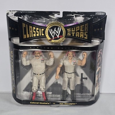 2006 Jakks WWE Classic Superstars - Colonel Mustafa vs Sgt Slaughter 2-Pack