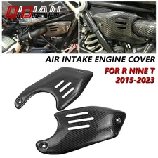 Carbon Fiber Side Protector Cover Air Intake Engine Guard For 2014-2023 R NINE T