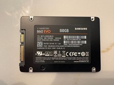 Samsung 860 EVO 500GB SATA III 2.5" SSD MZ-76E500 - Used, Fully Tested