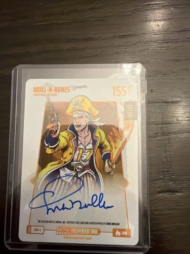 Bo Jackson Battle Arena FIRE AUTO MULL-N-BONES 13/50…Chris Mullin