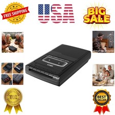 Portable Cassette Player  Recorder   Retro Audio Tape Recorder with Built-In...