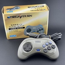Sega Saturn OEM Gray Control Pad Controller In Box HSS-0101 Japan | US SELLER