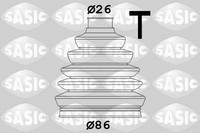Radseitig Sasic 1906041 Faltenbalgsatz, Antriebswelle FüR Audi,Seat,Skoda,Volvo,
