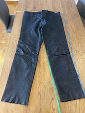 Motorrad Lederhose Hein Gericke Gr 62 Schwarz Lederjeans