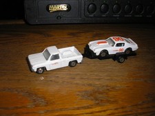 Rare Ertl 1980s 3 Pc Hardees Road Runner Race Series Super Stocker Black Trailer Rare Ertl 1980s 3 Pc Hardees Road Runner Race Series Super Stocker Black Trailer
