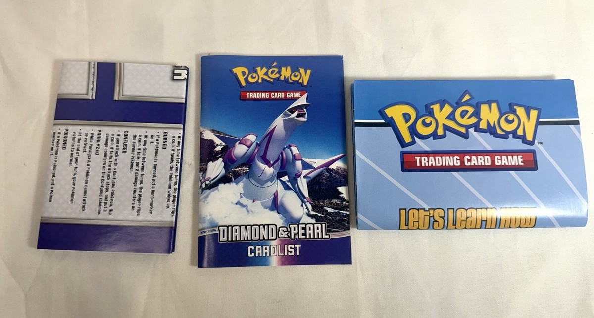 Pokemon Diamond & and Pearl 2 Player Trainer Starter Kit NO CARDS