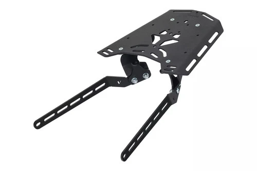 Rear rack plate for soft luggage BMW F 900 GS black Yakk EXP  top roll bag mount