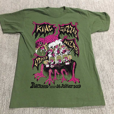 Vintage King Gizzard & the Lizard Wizard Band T- Shirt Full Size S-5XL  BS147