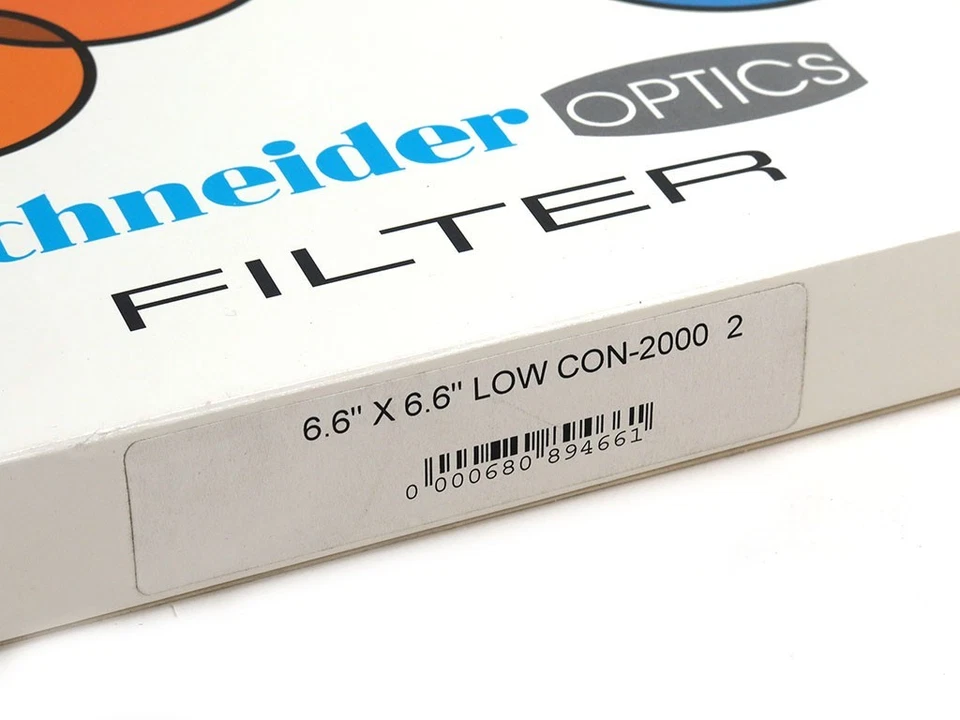 Schneider  B+W 6.6x6.6" Low Contrast 2000 2 6x6" lens filter 68-089466 LowCon - Image 2 of 4