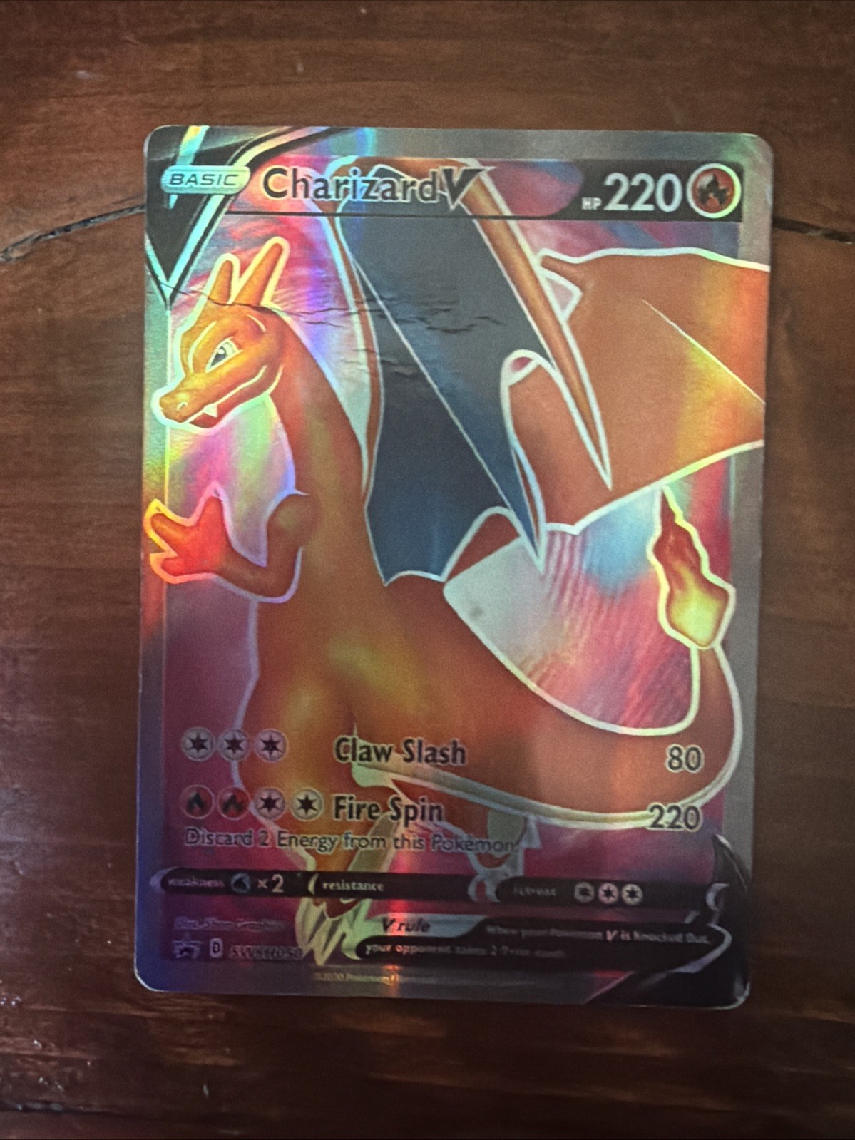 Charizard V SWSH050 Sword & Shield Black Star Promo NM MINTY