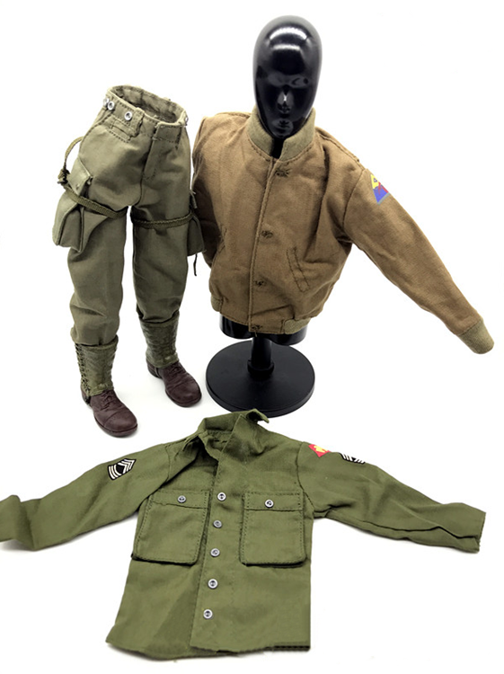 1/6 Scale Soldiers Clothes WWII US Army Armored Troops