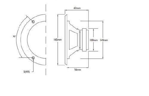 Bose 201 Series I II III V IV 6.5" Replacement Woofer Speaker 2001 401 2  - Picture 6 of 6
