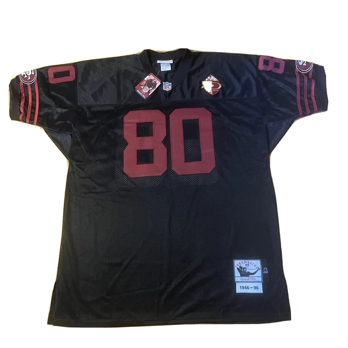 Jerry Rice San Francisco 49ers 1996 Mitchell & Ness Football