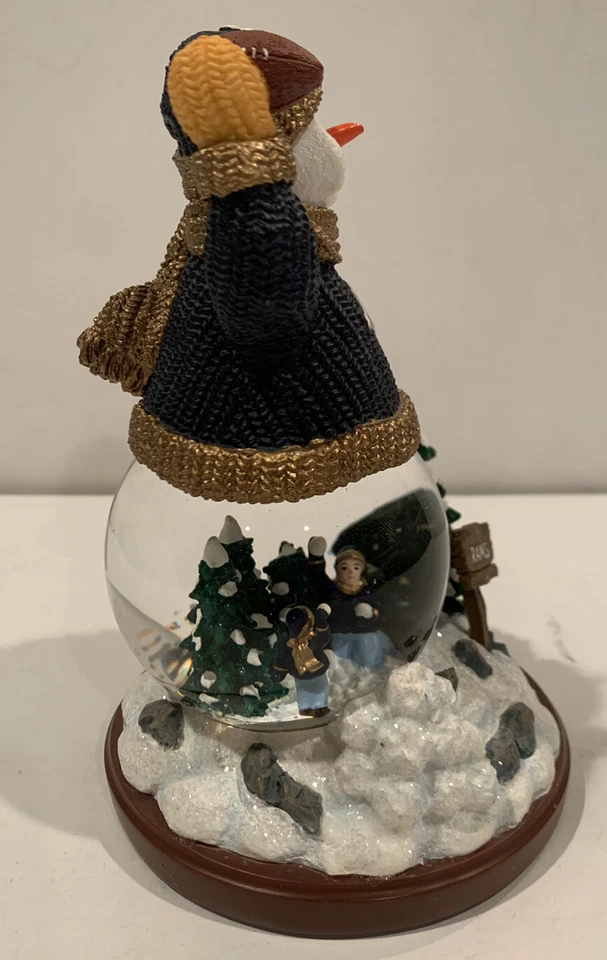 Boneco de neve Los Angeles Rams globo de neve 2004 The Memory Company St. Louis - Imagem 4 de 4