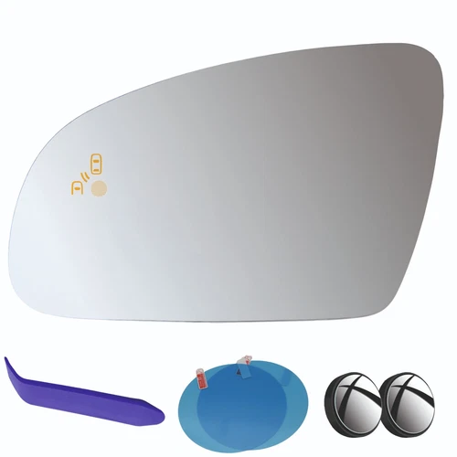 Driver Side Mirror Glass for Hyundai Kona 2018-2023, Heated with Blind Spot