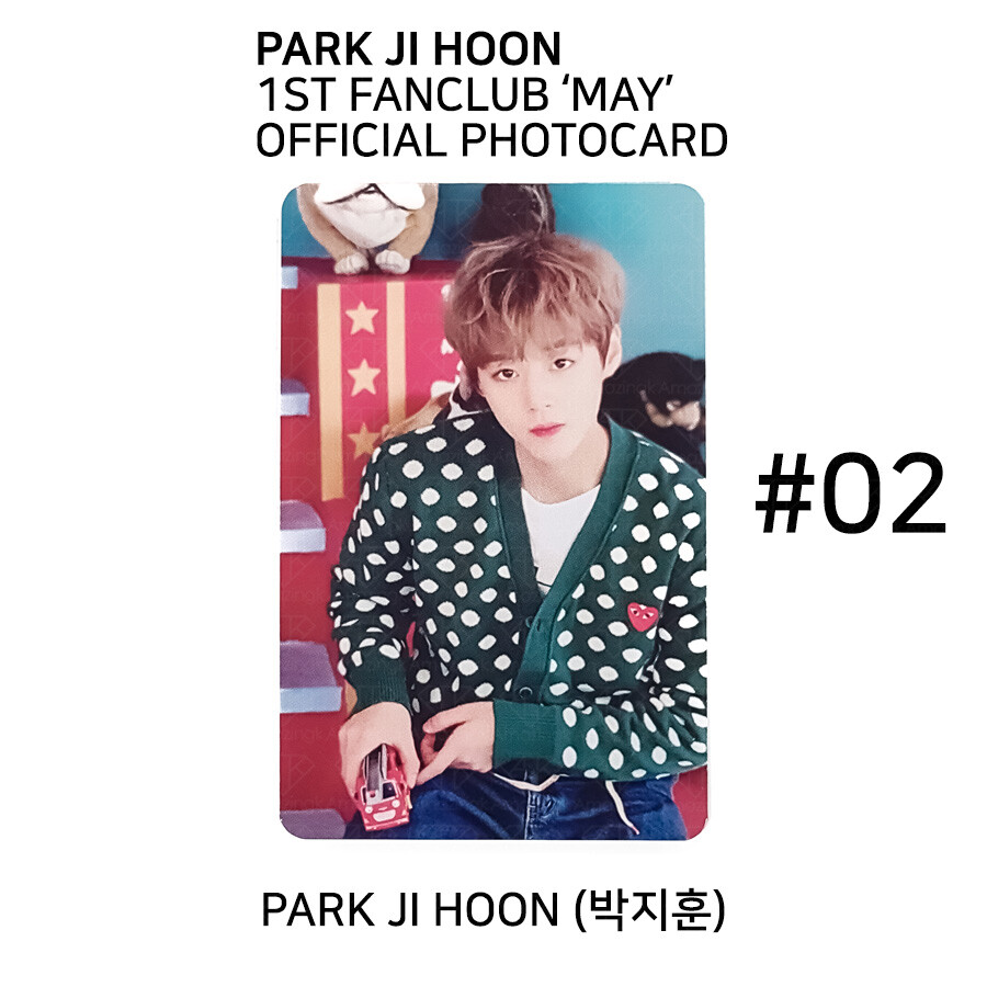 Park Jihoon 1st Fan Club May Official Photocard Photo Card KPOP K