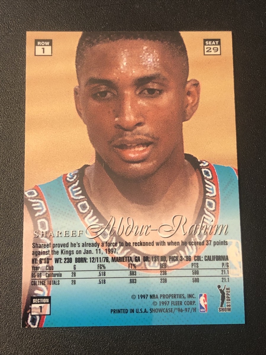 NBA Shareef abdur-rahimラヒム シリアル含む25枚セット NBA Shareef abdur-rahimラヒム シリアル含む25枚セット Shareef