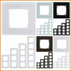 Glass frame glass frame suitable for Gira System 55 Jung as 500 Merten Berker and much more.
