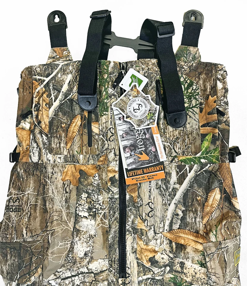 Babero FROGG TOGGS Pilot II Guide Impermeable Transpirable Realtree Camuflaje Para Hombre Pequeño Foto 2 de 3
