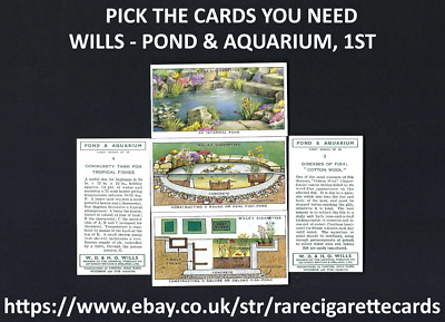 WILLS - TEICH & AQUARIUM, 1. - WÄHLEN SIE DIE KARTEN SIE BRAUCHEN