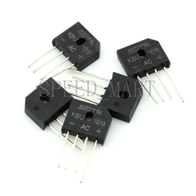 5 pcs KBU1010 Bridge Rectifier Gleichrichter 1000V AC change DC 10A KBU-1010