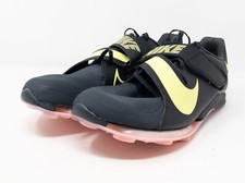  Sz 8 Nike Air Zoom LJ Long Jump Elite Track Spikes Black Volt CT0079-001 Men