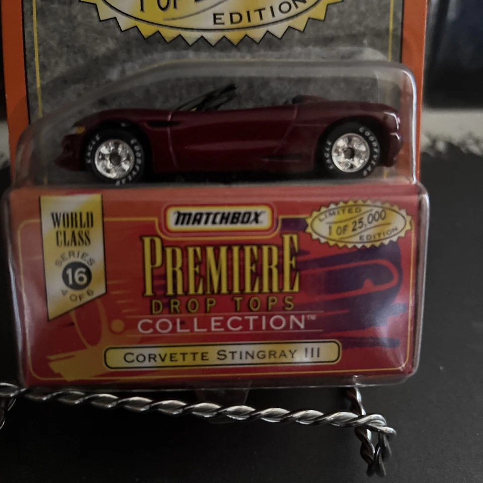 1996 Matchbox Premiere Collection - CORVETTE STINGRAY III - Drop Tops Series 16 - Image 2 of 4