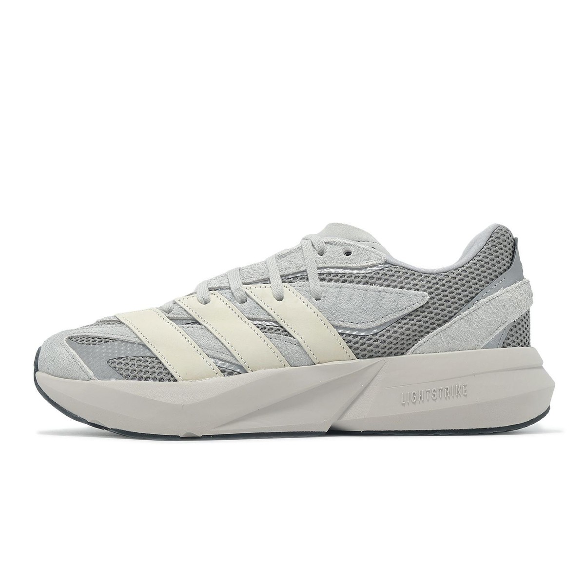 adidas Lightblaze Grey Beige Men Runner Road Running Jogging