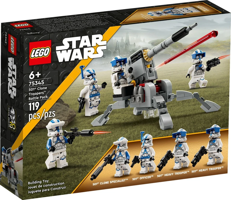 LEGO Star Wars 501st Clone Troopers Battle Pack Toy Set