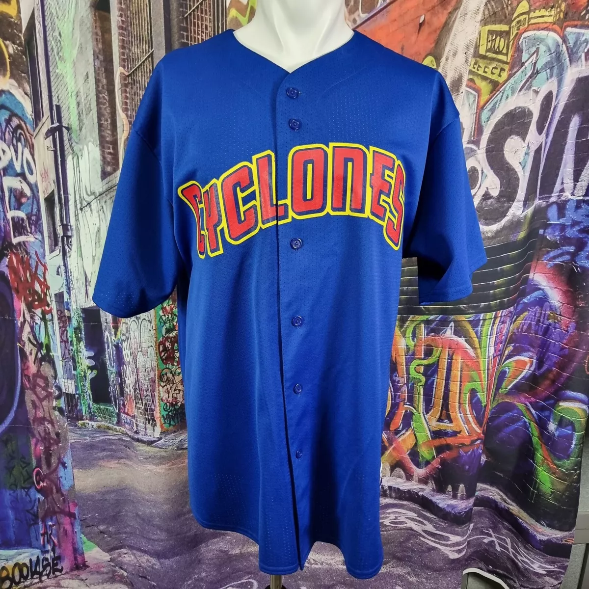 Brooklyn Cyclones Majestic Vintage Baseball Jersey 2XL