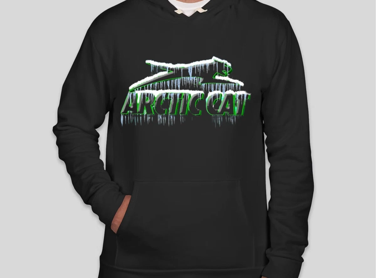 Men s Arctic Cat Icicle Jumpy Cat Hoodie M L XL JCATH READ
