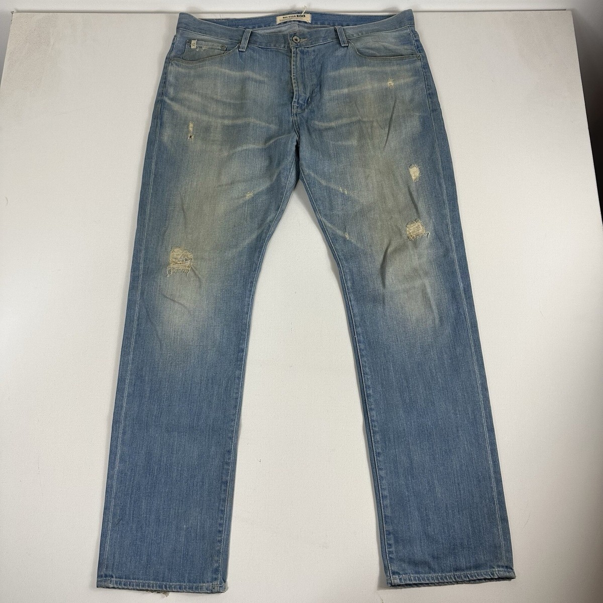 BIG STAR 1974 Division Straight Leg Blue Denim Jeans Size 38R