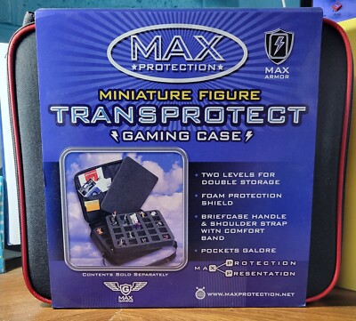 MAX Protection Miniature Figure Transprotect Gaming Case MAX ARMOR