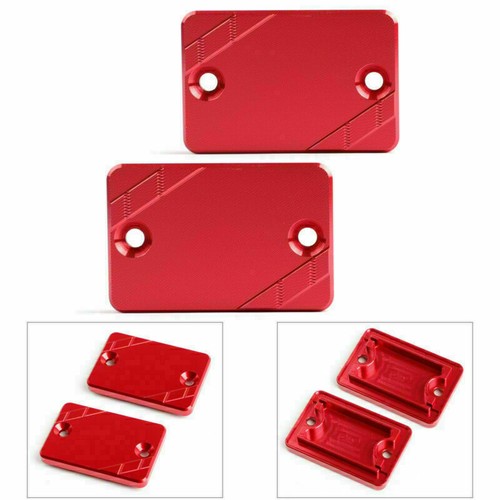 2x Red FRONT Brake Fluid Reservoir Cap Fits HONDA PCX125/150 2018 125