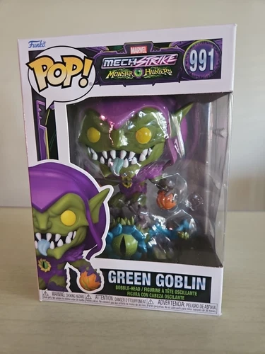Funko Pop Marvel GREEN GOBLIN 991 Mech Strike Monster Hunters Vinyl Figure NEW