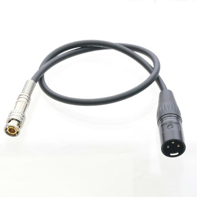 DIY Time code Cable 20'' Canare L-2T2S XLR Male 3-Pin to BNC plug Audio Phantom