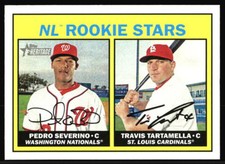 2016 Topps Heritage Pedro Severino / Travis Tartamella Rookie #188